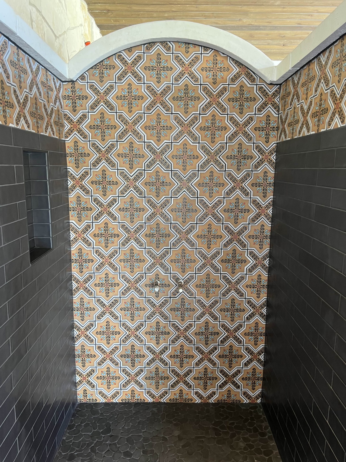 Moroccan Pattern Outdoor Shower - Boise, ID